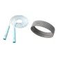 [Jump Rope Headband Sports Suit]Blue Lemon+Gray