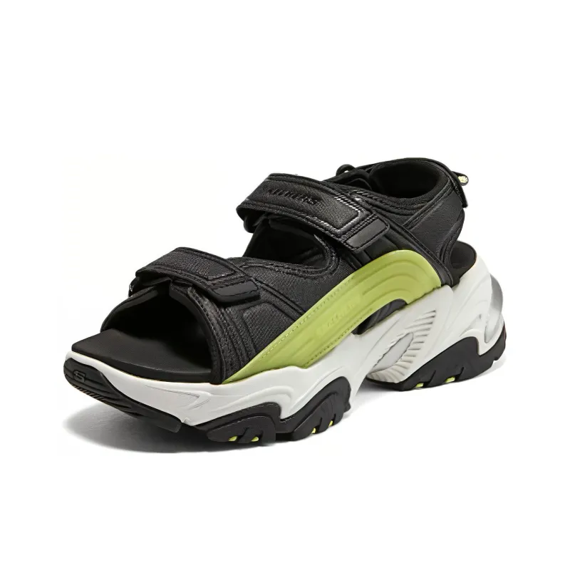 Skechers Stamina V2 Mecha Sandal Beach Sandals Women's Black Green-2