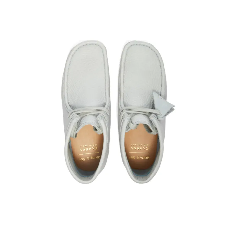 clarks Originals Wallabee Boot White Woven-2