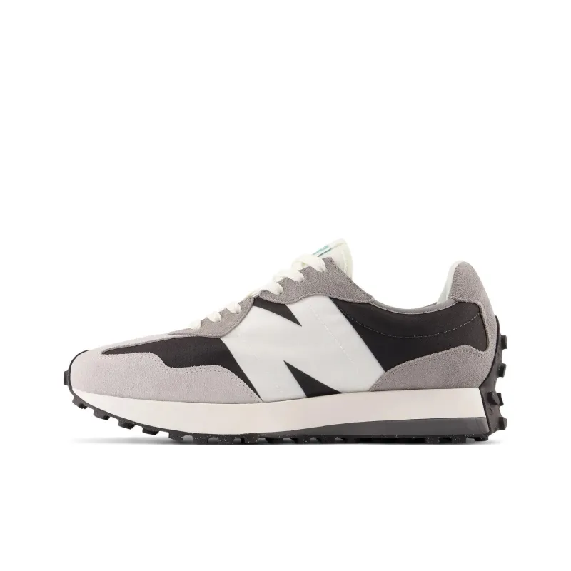 New Balance 327 Black White Light Grey-0