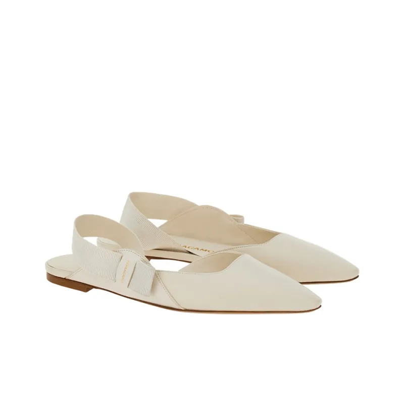 FERRAGAMO Vara Bow-detailing Leather Ballerinas-2