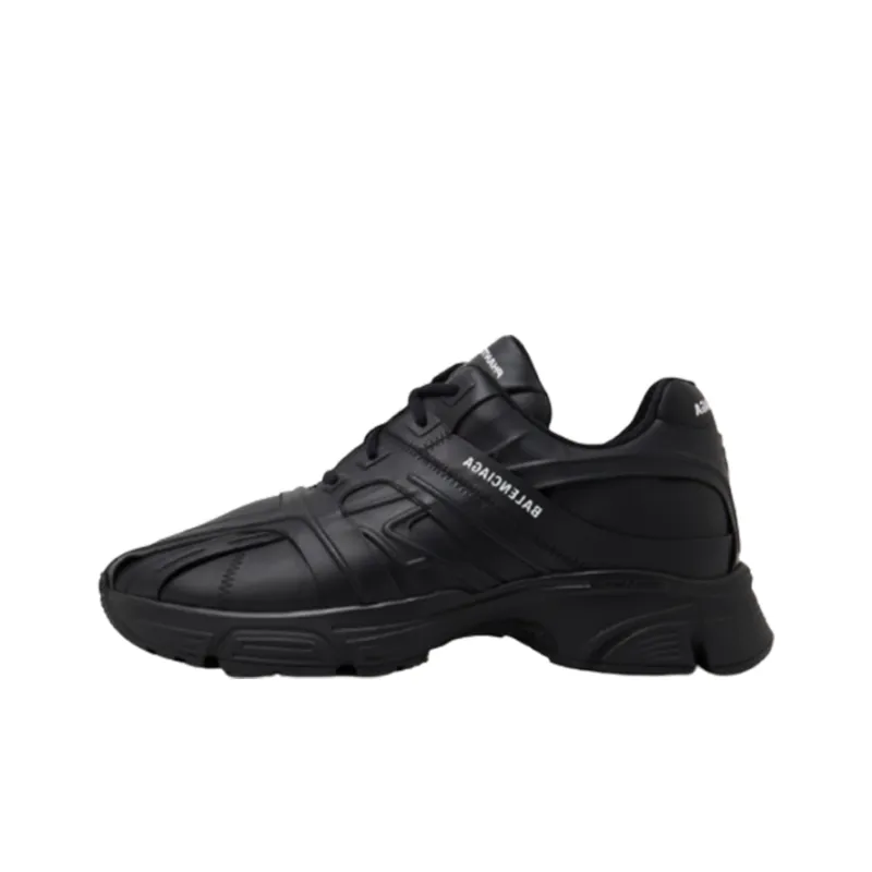 Balenciaga Phantom Sneakers 'Black Leather''-0