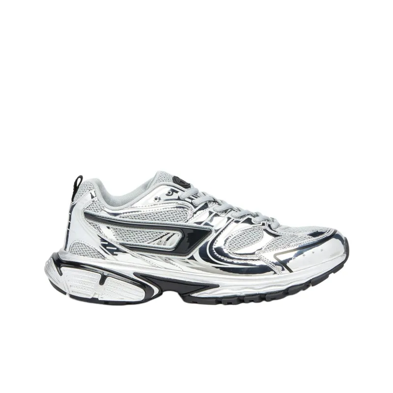 DIESEL S Serendipity Low Top Chunky Sneakers Men's Silver-1