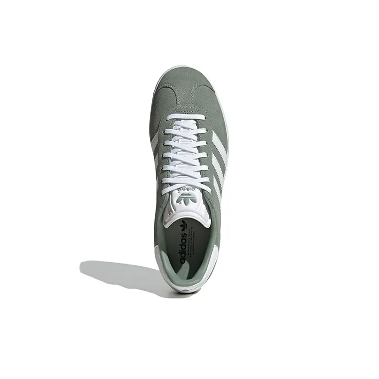 Adidas Gazelle Silver Green Women's-4