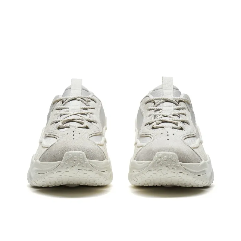 XTEP Nomadic Wear Resistant Slip Resistant Low Top Sports Casual Shoes Men's Gray-3