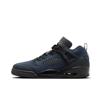 Jordan Spizike Cushioned Slip-Resistant Low-Top Vintage Basketball Shoes Unisex Blue