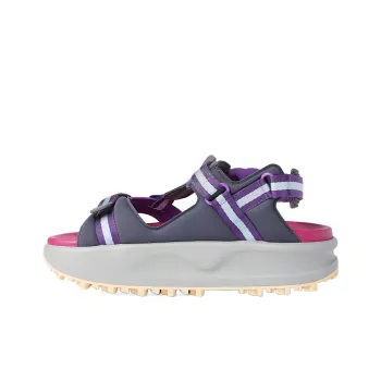GUCCI Colour Block Platform Sandal Purple Women's
