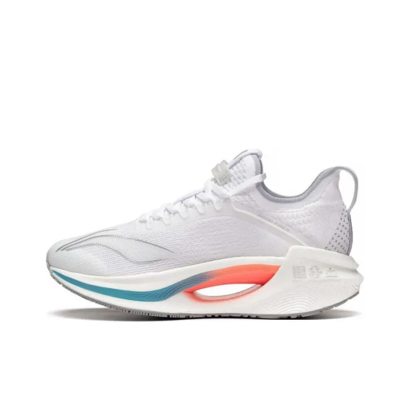 LiNing Jueying Essential Reflective Lightweight Low Top Running Shoes Women's White-0