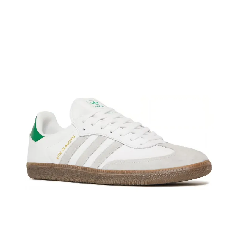 Adidas Originals Samba Og Kith Classics White Green-2