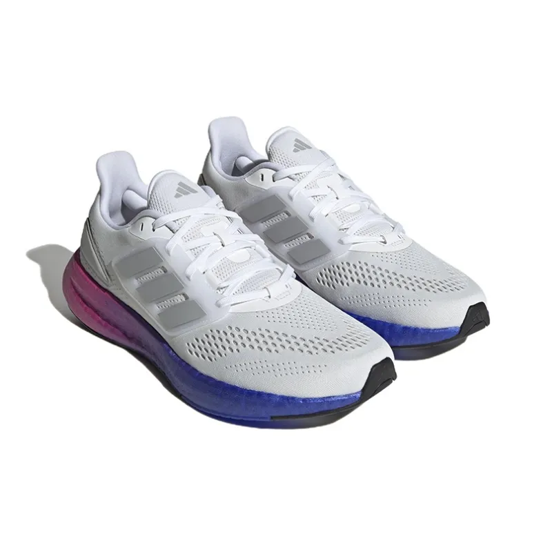 Adidas Pureboost 22 Cloud White Grey Lucid Blue-2
