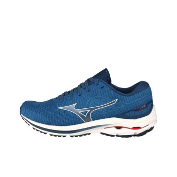 Mizuno Wave Inspire 18 Waveknit 'Blue White Red'