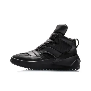 LiNing CF Gold Age 2000 Cushioning Rebound High Top Casual Shoes Women's Black