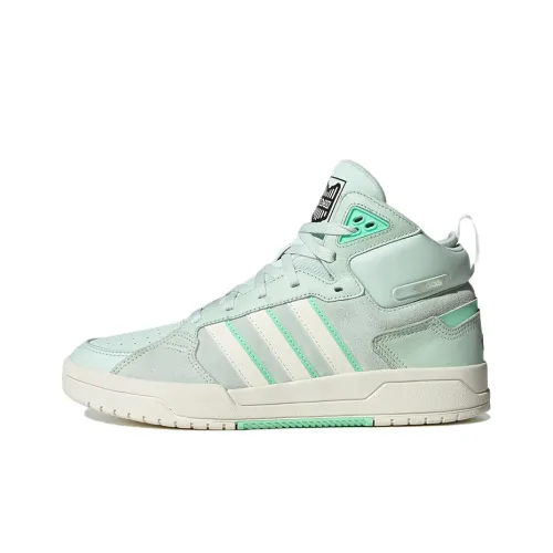 Adidas Neo 100DB Skateboard Shoes Unisex Mid-Top Mint Green/Light Gray/White