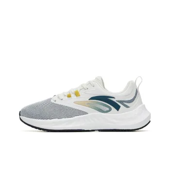 Anta Martian Foam Cushioning Breathable Lightweight Wear Resistant Low Top Running Shoes Men's White Green