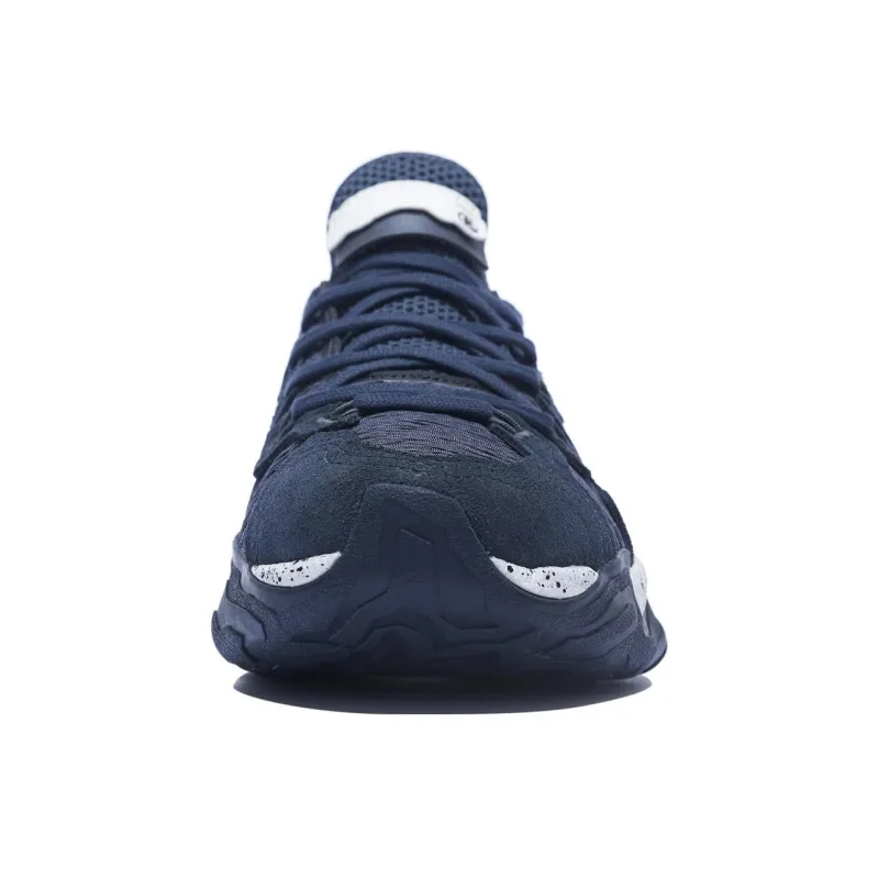 CHENGLONG x LiNing Gongfu Collection Durable Breathable Low Top Casual Shoes Men's Ebony Black-4