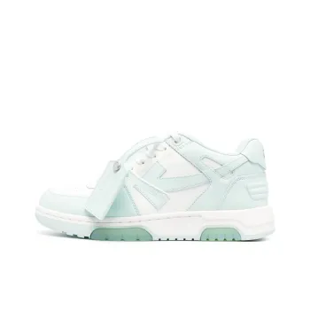 OFF WHITE Out Of Office Low Top Sneaker 'White Teal' Women's