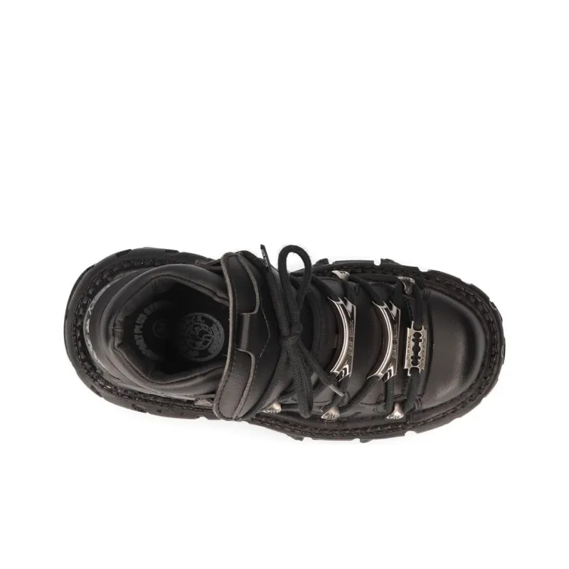 NEW ROCK High-Top Casual Shoes Unisex Black-6