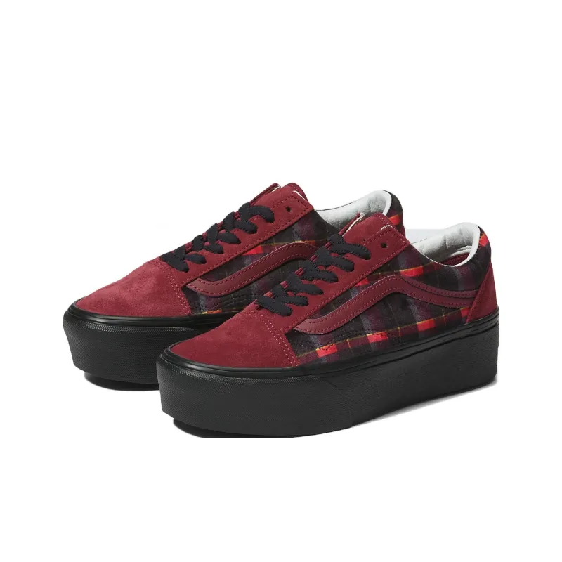 Old Skool Vans Stackform 'Velvet Plaid'-2