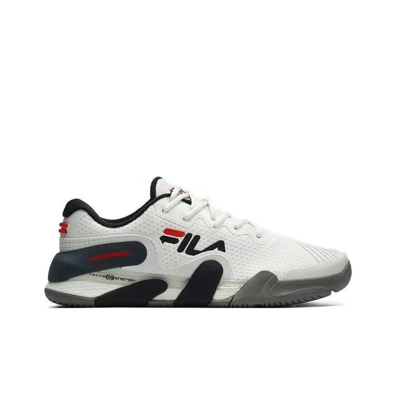 FILA POTENZA Abrasion Resistant Low Top Tennis Shoes FILA White-1