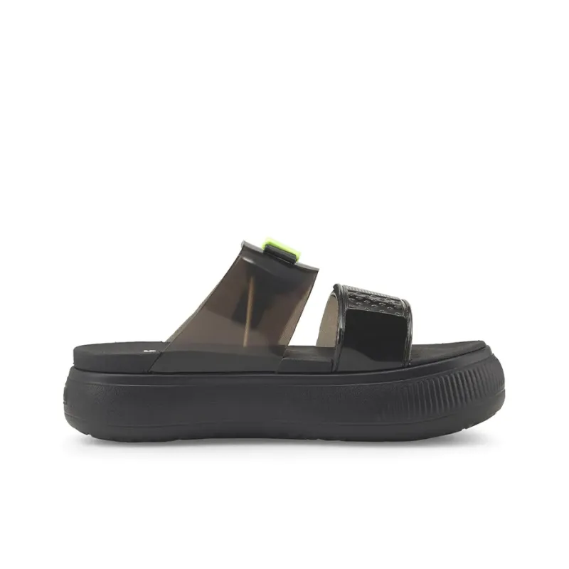 PUMA Suede Mayu Pop Sandal 'Black Fizzy Light' Women's-1
