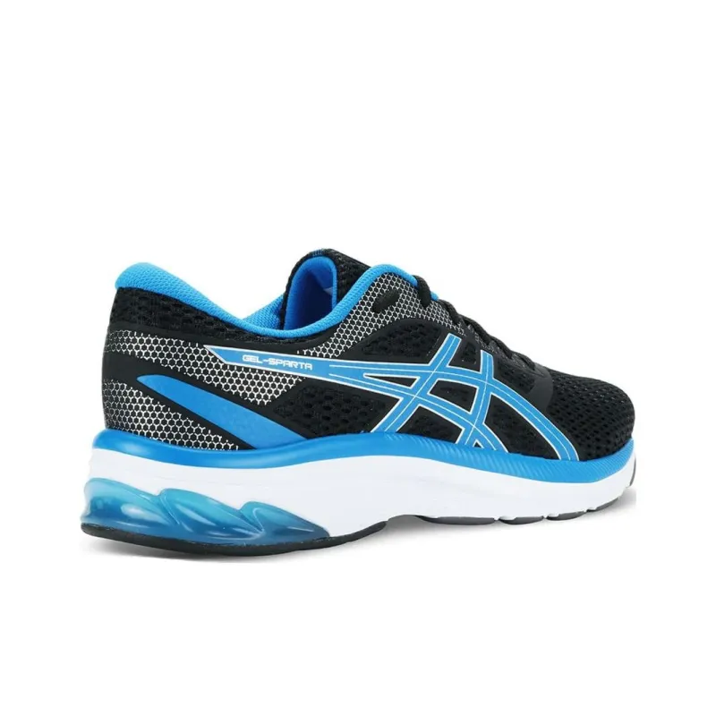 Asics Gel-Sparta Durable Breathable Low-Top Running Shoes Men's Black Blue-3
