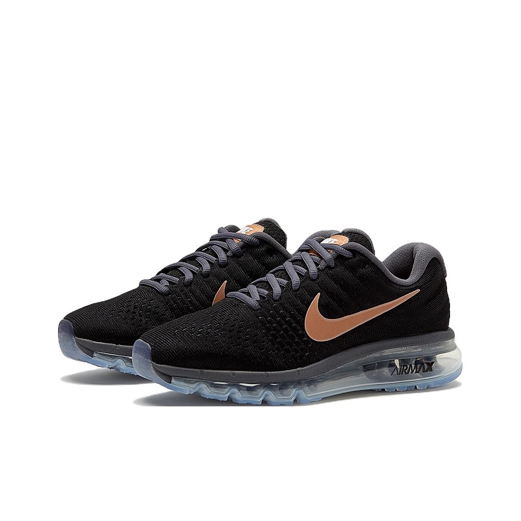Nike Air Max 2017 Black Metallic Red Bronze Women's - POIZON