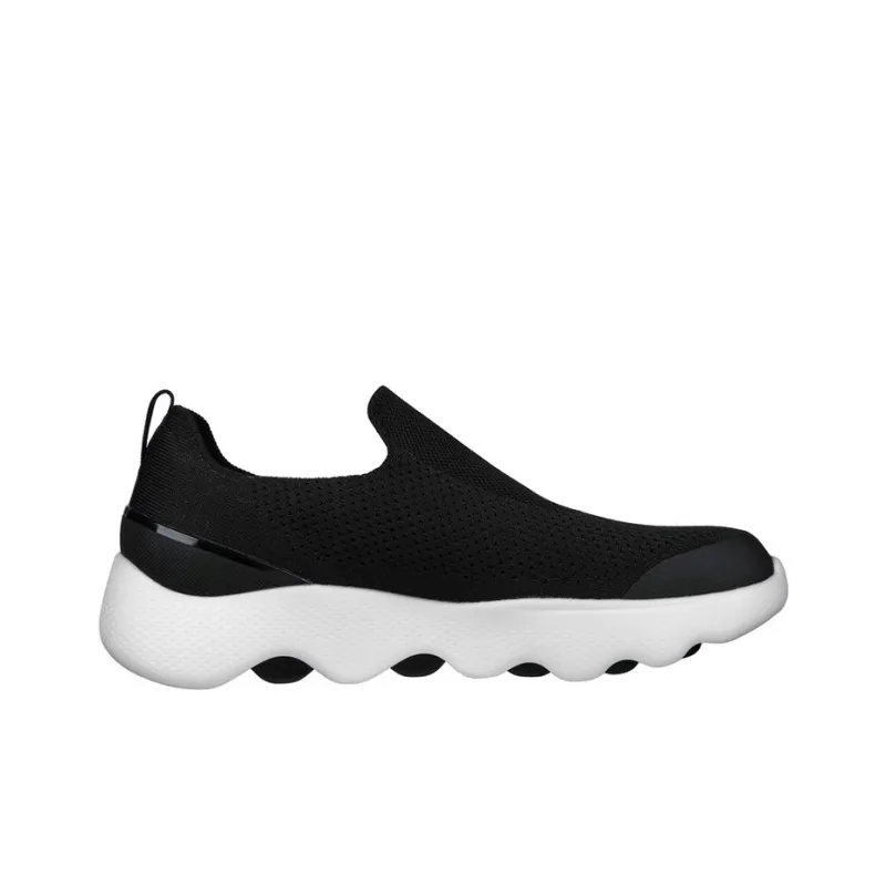 Skechers Go Walk Massage Fit Casual Shoes Men Low-Top Black/White-1