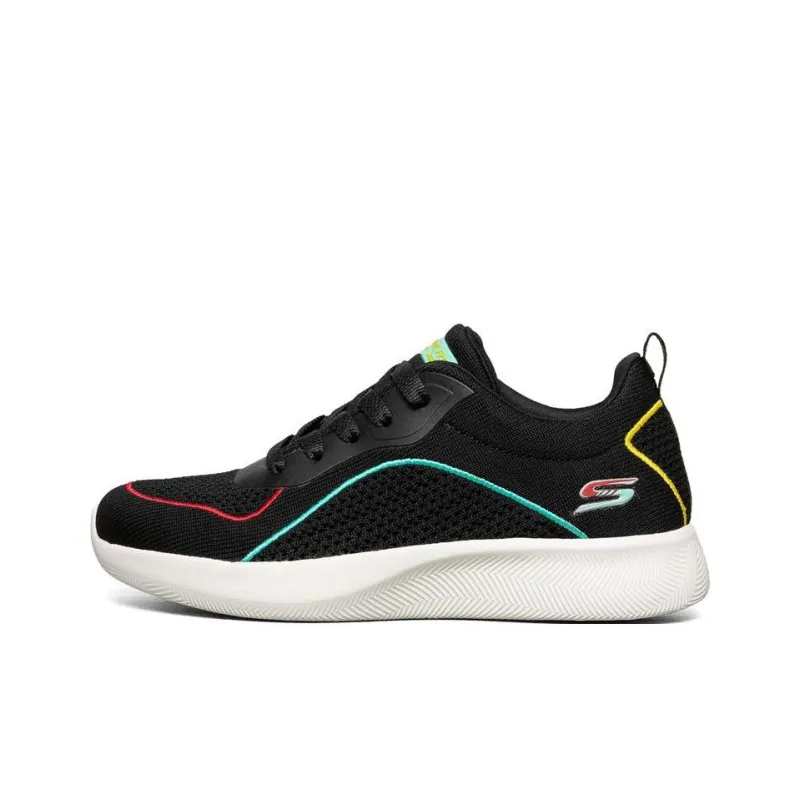 Skechers Bob's Squad 2 Cushioning Rebound Low Top Sports Casual Shoes Women's Black-0