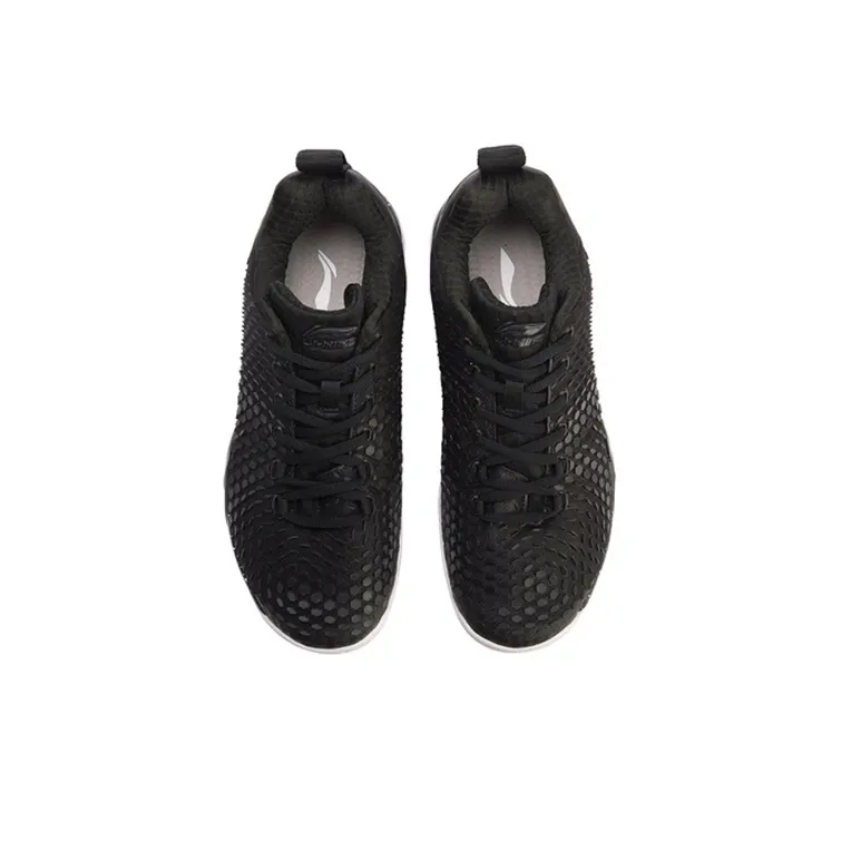 LiNing Frontier Shadow Pro2.0 Shock Absorbers Rebound Low Top Badminton Shoes Unisex Black-3