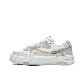FILA FUSION Bank Skate Shoes 'White Grey Beige' Women's