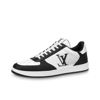 LOUIS VUITTON Rivoli Sneakers 'White With Stripes And Black Logo'
