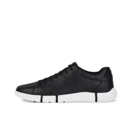 GEOX Abrasion Resistant Low Top Casual Shoes Men's Black