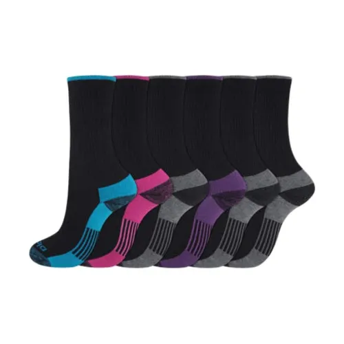 Dickies Mid-Calf Socks Women's 6 Pack Mixed Color
