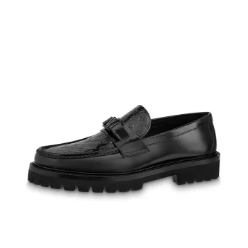 LOUIS VUITTON Major Loafer Shoes 'Black'