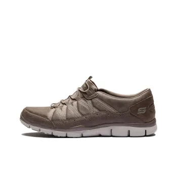 Skechers Gratis -Fine Taste Cushioned Anti-Slip And Wear-Resistant Lightweight Low-Top Casual Shoes Women's Coffee