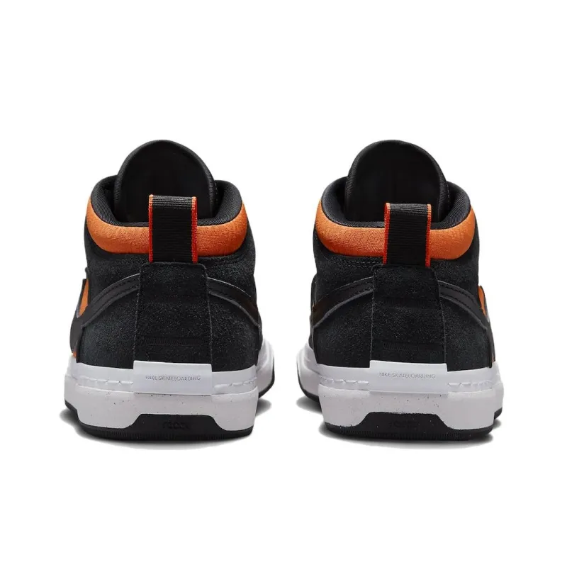 Nike Sb React Leo Black Electro Orange-4
