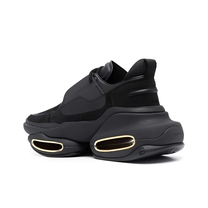 BALMAIN B-Bold Low Black Gold Women's-3