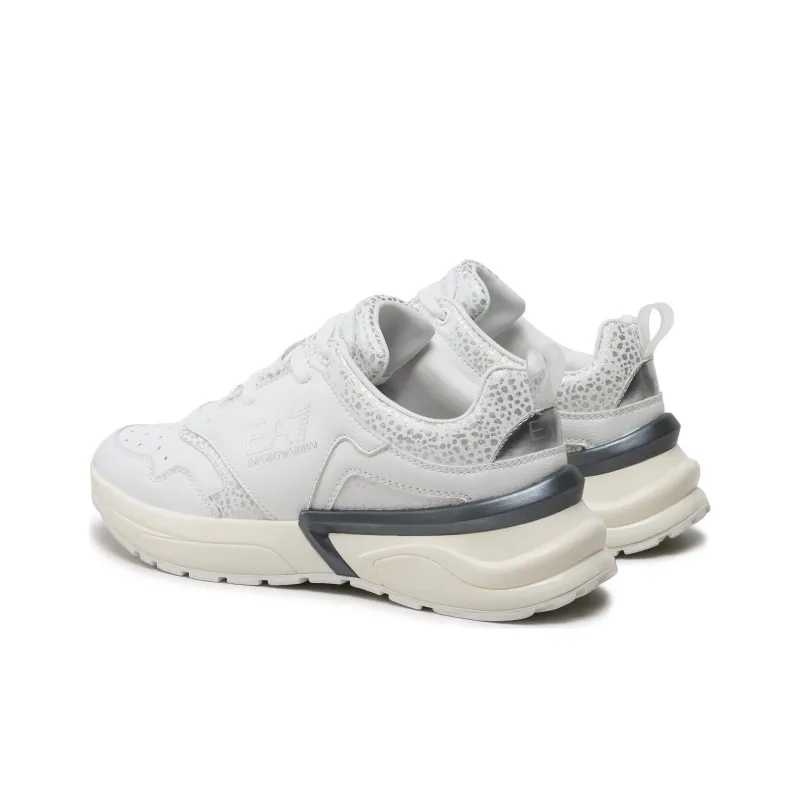 EMPORIO ARMANI EA7 Low Top Casual Shoes Unisex White-3