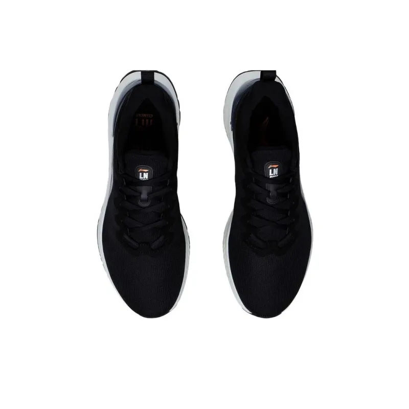 LiNing YueYing Element Abrasion Resistant Breathable Low Top Running Shoes Men's Black-3