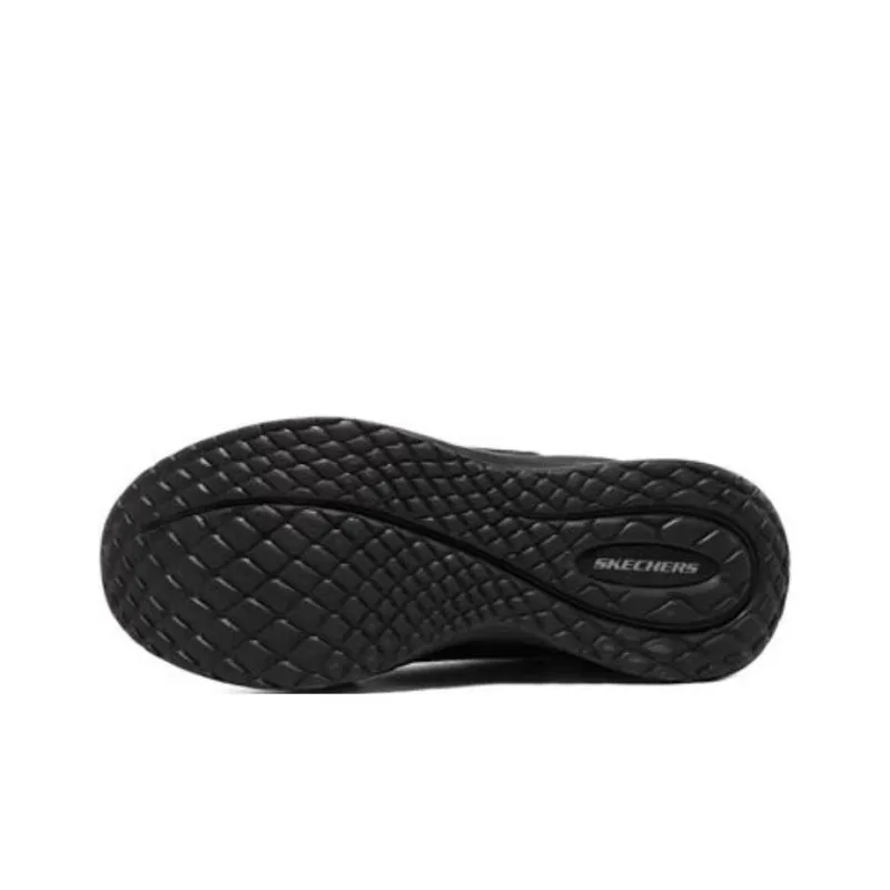 Skechers Arch Fit Orvan Cushioning Anti Slip And Wear Resistant Low Top Running Shoes Men's Black-4
