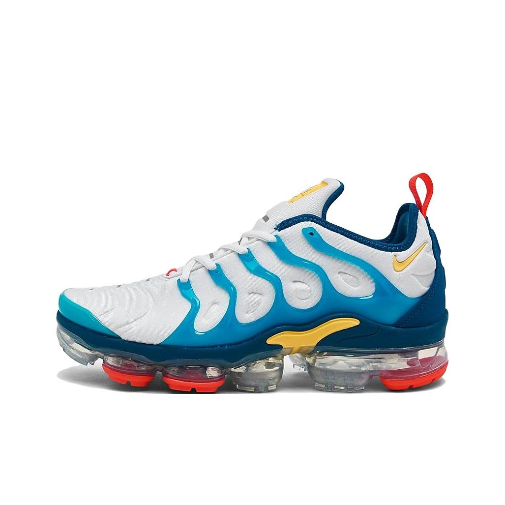 Nike Air VaporMax Plus White Citron Pulse Industrial Blue POIZON