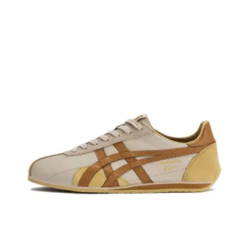 Onitsuka Tiger Runspark Anti Slip Wear Resistant Low Top Casual Shoes Unisex Beige Yellow