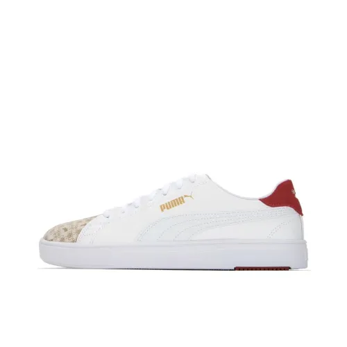 PUMA Serve Pro Lite Skateboard Shoes Unisex Low-Top White