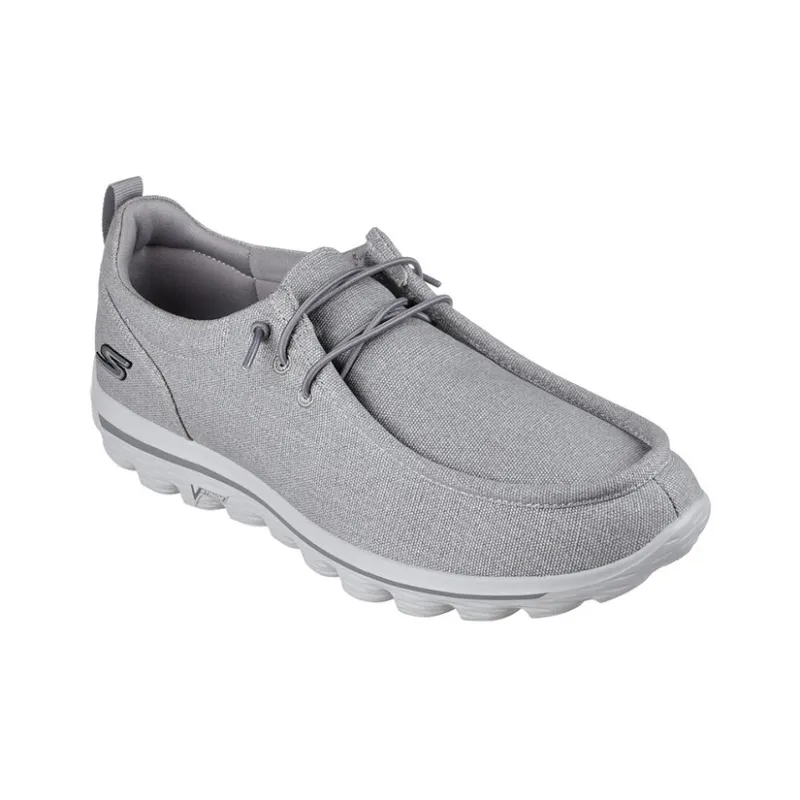 Skechers GO WALK 2 Casual Shoes Men Low-Top Gray/White-2