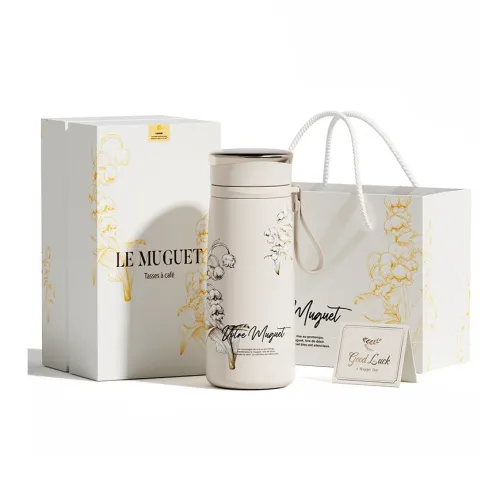 Vanow Insulated Cups Warm Apricot White 460ml