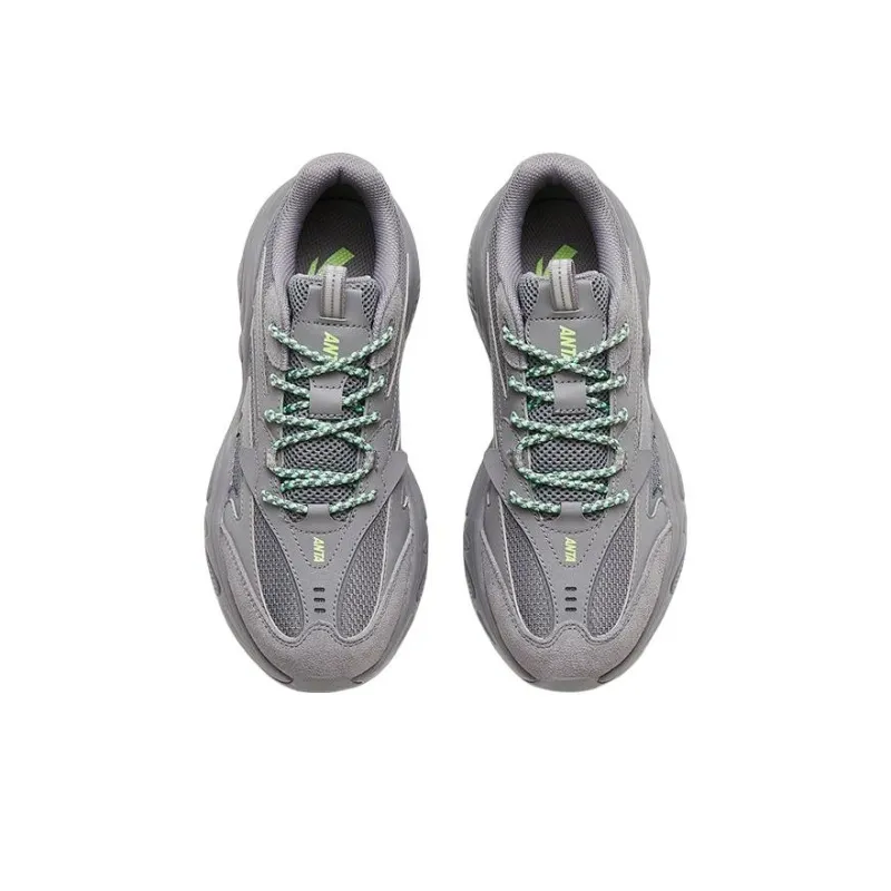 Anta Life Collection C37 Cushioning Anti Slip And Wear Resistant Low Top Sports Casual Shoes Women's Gray-2