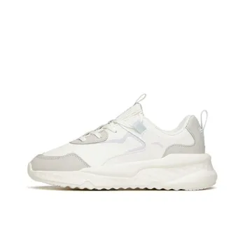 ANTA Life Collection Casual Shoes Women's Low Top Ivory White/Shade 1 Gray/Misty Purple