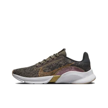 Nike SuperRep Go 3 Next Nature Flyknit Premium 'Olive Grey Metallic Copper' Women's