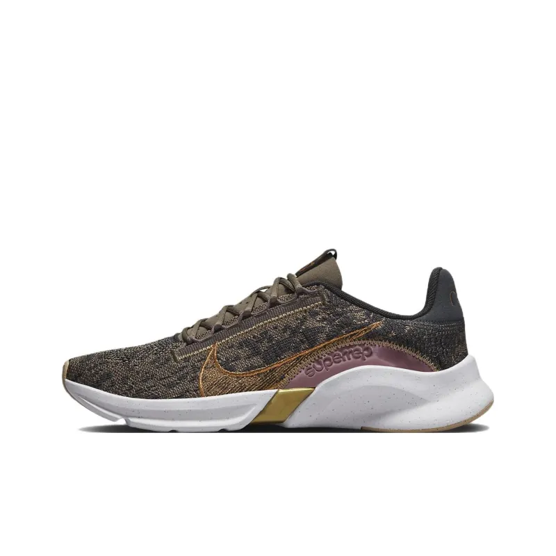 Nike SuperRep Go 3 Next Nature Flyknit Premium 'Olive Grey Metallic Copper' Women's-0