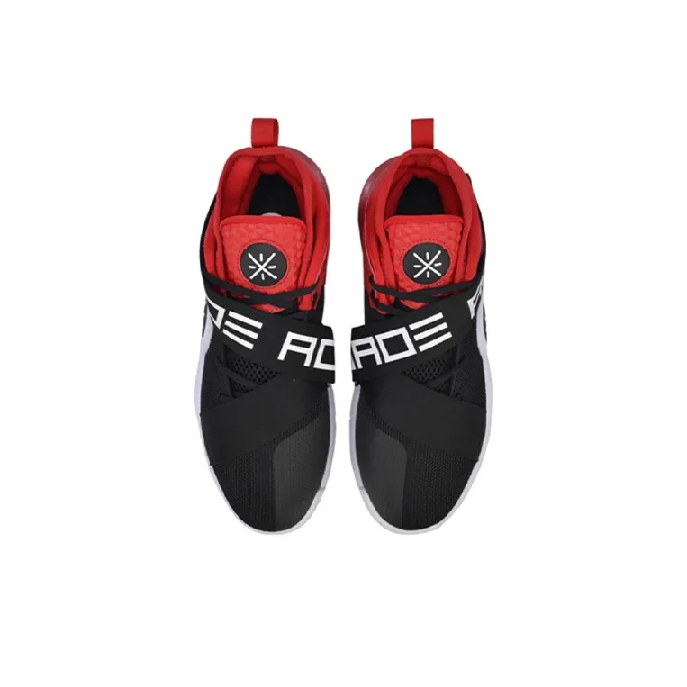 LINING All City 7 Basketball Shoes Men Low Top Black/White/Red-2
